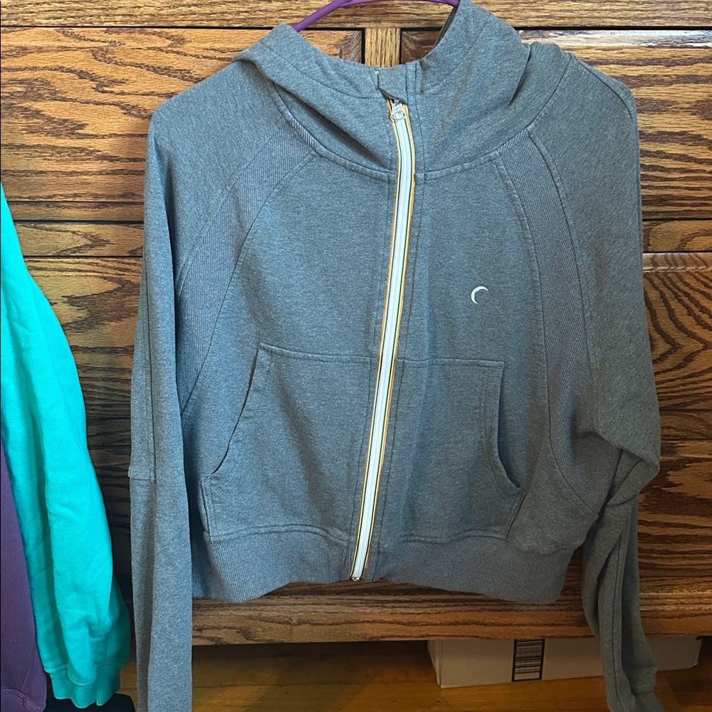 ZYIA Gray Retreat Full Zip Hoodie